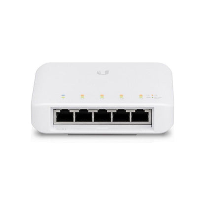 Ubiquiti | USW-Flex | UniFi Flex 5-Port Gigabit PoE Switch | PoE++ Input | PoE Output | White