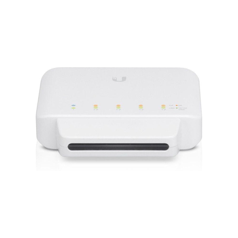 Ubiquiti | USW-Flex | UniFi Flex 5-Port Gigabit PoE Switch | PoE++ Input | PoE Output | White