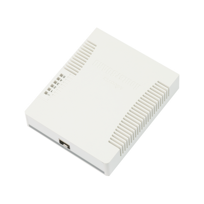 MikroTik | CSS106-5G-1S (RB260GS) | 5-Port Gigabit Smart Switch | 1 × SFP | PoE-In