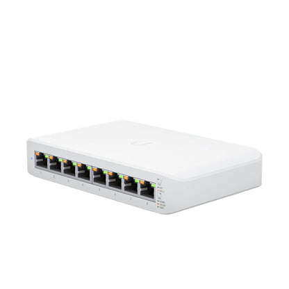 Ubiquiti | USW-Lite-8-POE | UniFi Lite 8-Port Gigabit Managed Switch | 4 × PoE+ | 52 W | Weiß