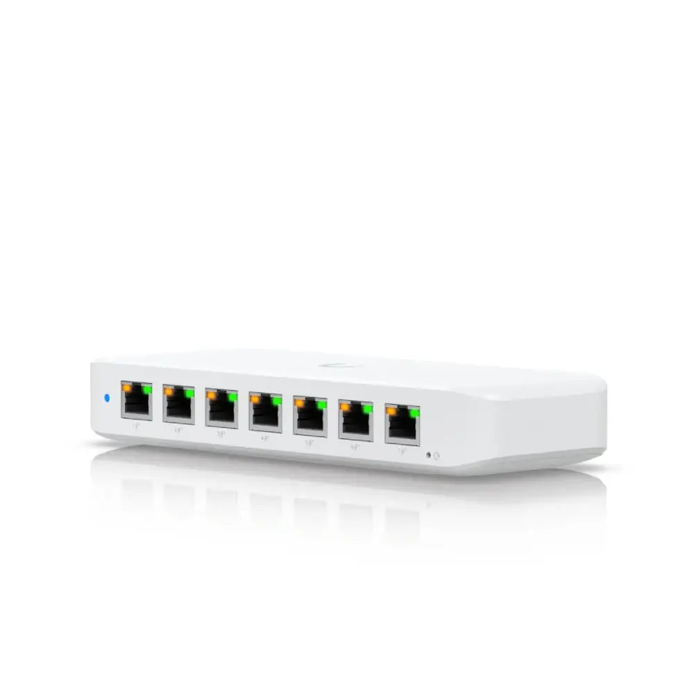 Ubiquiti | USW-Ultra | UniFi Ultra 8-Port Gigabit Managed Switch | 7 × PoE+ | PoE++ Eingang | Weiß
