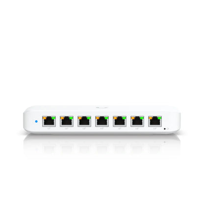 Ubiquiti | USW-Ultra | UniFi Ultra 8-Port Gigabit Managed Switch | 7 × PoE+ | PoE++ Eingang | Weiß