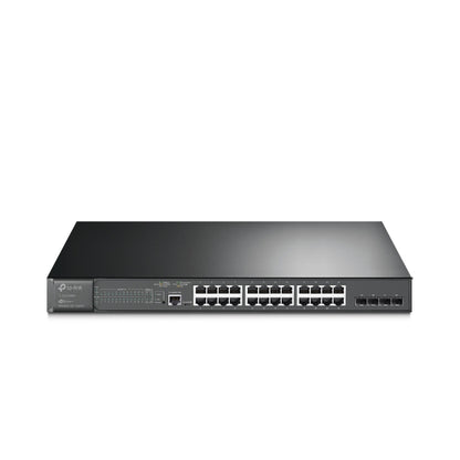 TP-Link | SG3428MP | TL-SG3428MP | 28-Port Gigabit L2+ Managed Switch | 24-Port PoE+ | 4 × SFP | Rack-Mountable