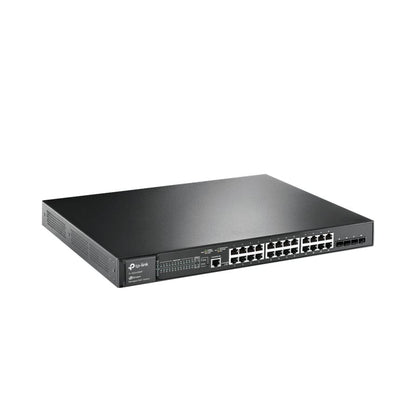 TP-Link | SG3428MP | TL-SG3428MP | 28-Port Gigabit L2+ Managed Switch | 24-Port PoE+ | 4 × SFP | Rack-Mountable