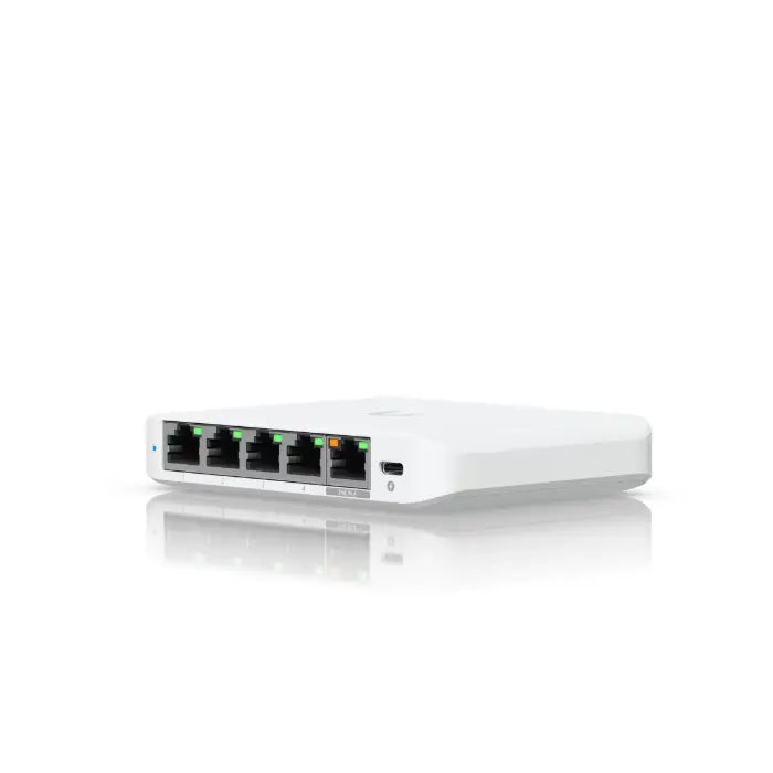 Ubiquiti | USW-Flex-2.5G-5 | UniFi Flex Mini 2.5G | 5-Port 2.5-Gigabit-Managed-Switch