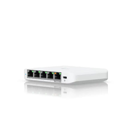 Ubiquiti | USW-Flex-2.5G-5 | UniFi Flex Mini 2.5G | 5-Port 2.5-Gigabit-Managed-Switch