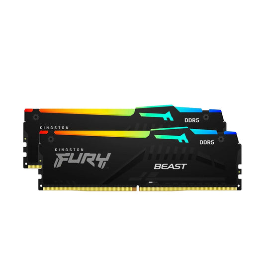 Kingston | 16 GB: 2 x 8 GB | Memory kit | DDR5 SDRAM - DIMM 288-pin | 6000 MHz | CAS Latency CL30