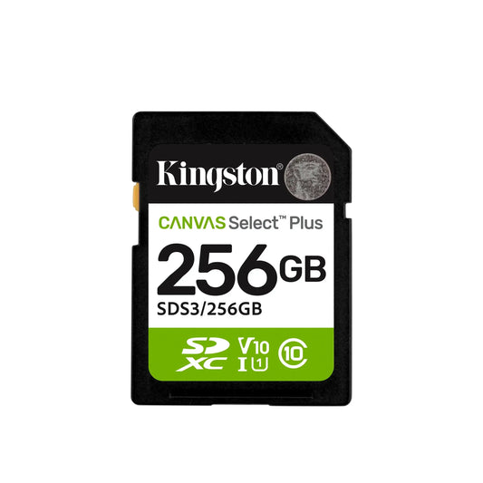 Kingston | SDXC UHS-I Memory Card | 256 GB | Speed Class Video Class V10 / UHS-I U1 / Class10