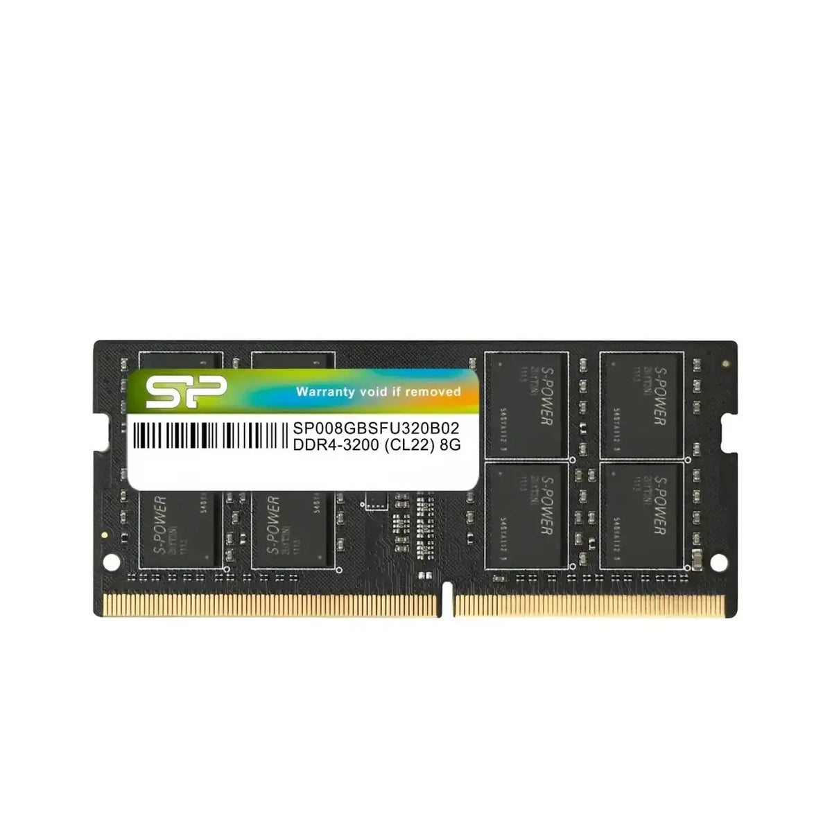 Silicon Power | 8 Go | Module de mémoire | DDR4 SDRAM - SO-DIMM 260 broches | 3200 MHz | Latence CAS CL22