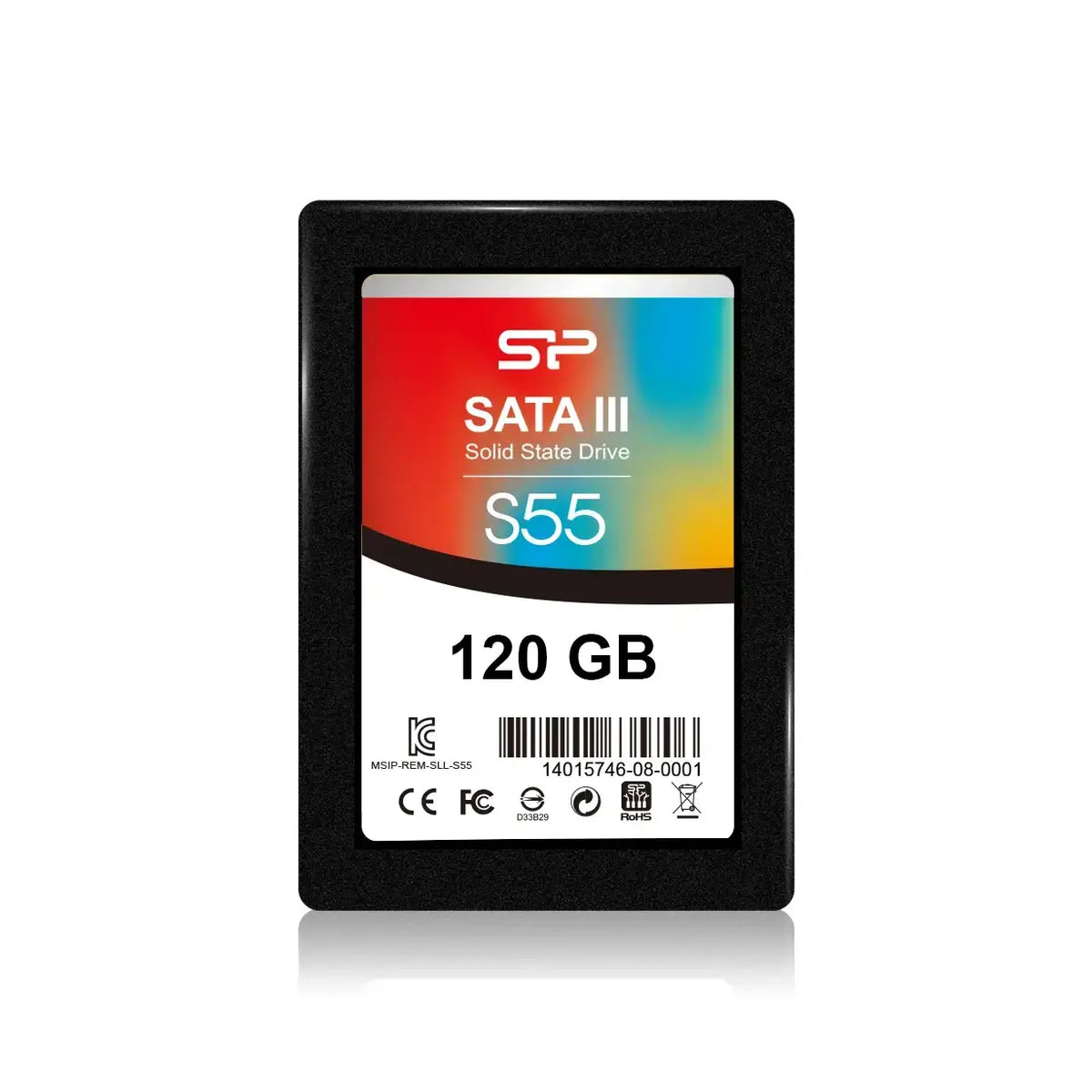 SILICON POWER | Solid state drive | 120 GB | Slim S55 | 2.5" | SATA 6Gb/s