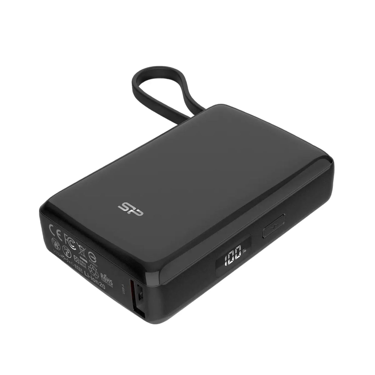 Silicon Power | Batterie externe | CP10 Noir | 10000 mAh | Noir