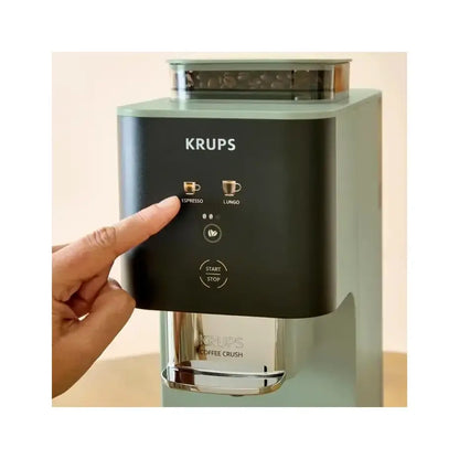 Krups | Kaffeevollautomat | SA401LE0 | 15 bar | Schwarz | Grün