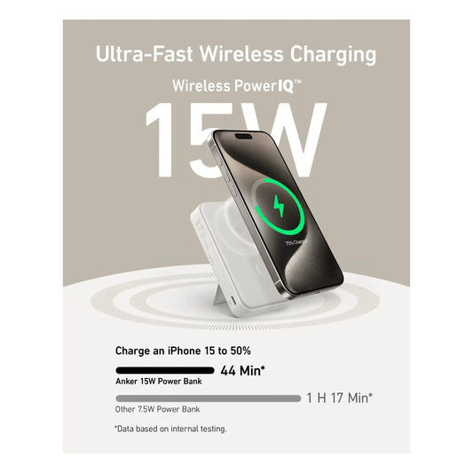 Anker | MagGo | Powerbank | 10000 mAh | USB-C | Weiß