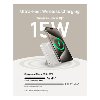 Anker | MagGo | Power bank | 10000 mAh | USB-C | White
