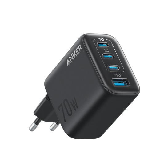Anker | Zolo Charger | A121CG11 | 70W | 4-Port | PD 3.0 | Black
