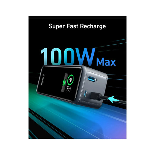 Anker | Prime | Powerbank | 20.000 mAh | 200 W | Schwarz