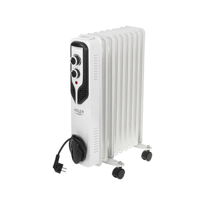 Adler | AD 7816 | Ölradiator | 2000 W | 3 Leistungsstufen | Weiß