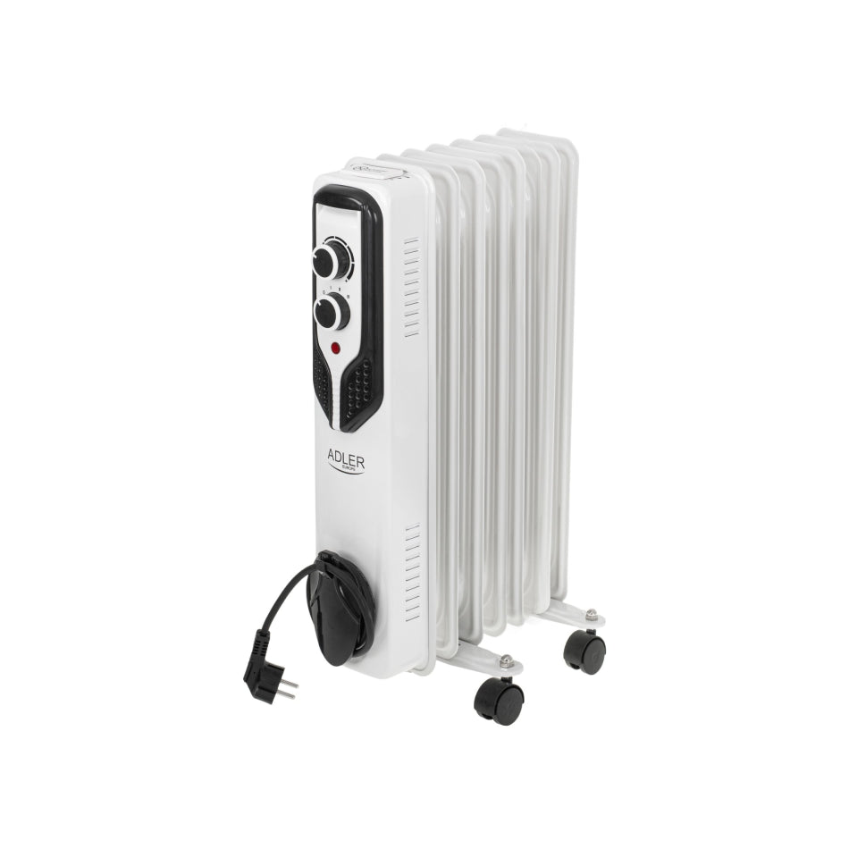 Adler | AD 7815 | Oil Filled Radiator | 1500 W | 3 Power Levels | White
