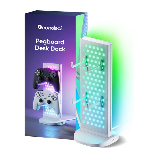 Nanoleaf | Pegboard Desk Dock | 15 W | RGB | White