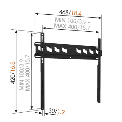 Vogel's | 8553000 | Fixed TV Wall Mount | 32"-55" | Black