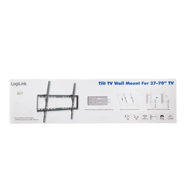 LogiLink | BP0039 | Tilt TV Wall Mount | 37"-70" | Black