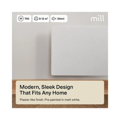 Mill | Color Panel Heater | COLOR700WIFI4 | 700 W | Matte White