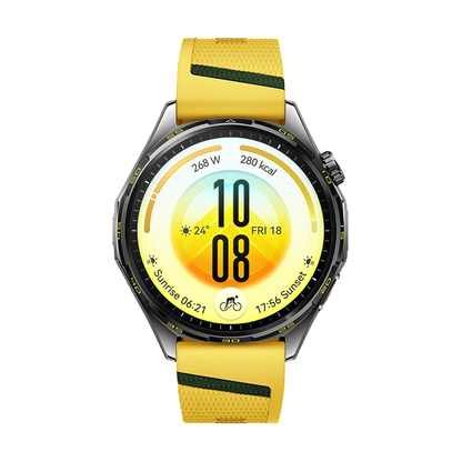 Huawei | Watch GT | 7 | Smart watch | 46 mm | Water-resistant | Yellow | Black