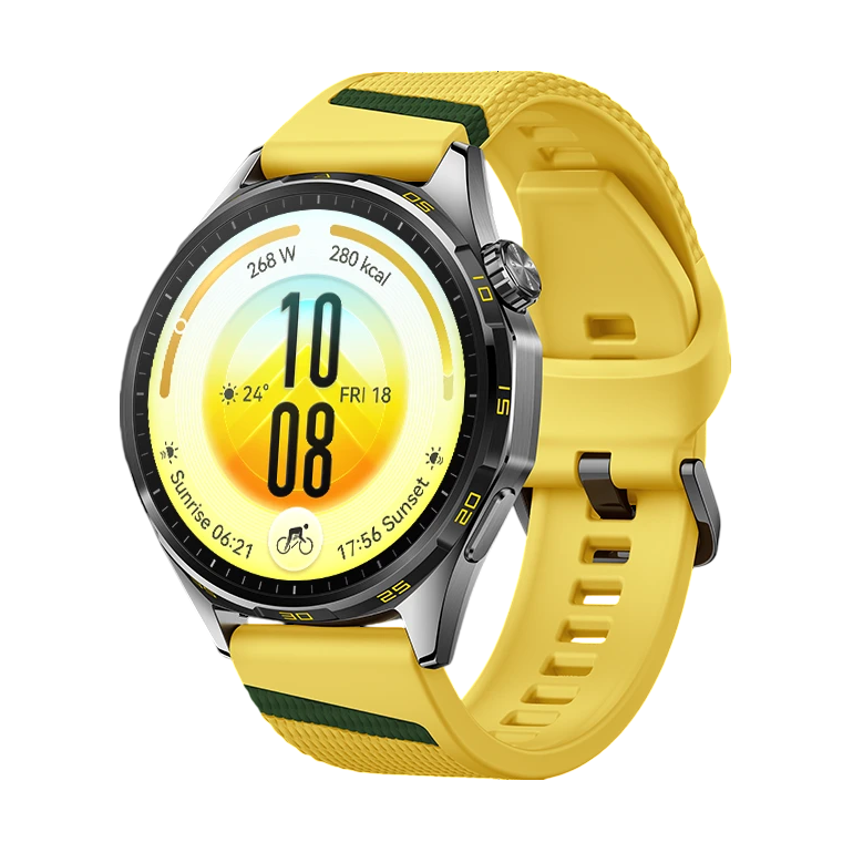 Huawei | Watch GT | 7 | Smart watch | 46 mm | Water-resistant | Yellow | Black
