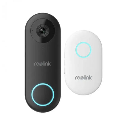 Reolink | DB2K03B | Smart 2K+ Wi-Fi Video Doorbell with Chime | Black