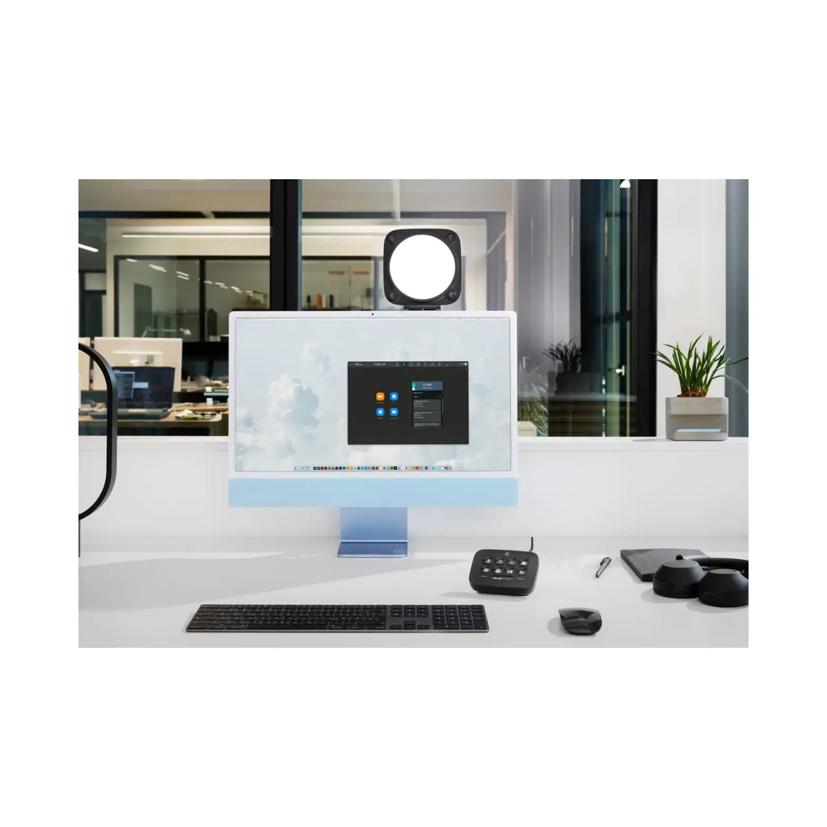 Elgato | Key Light Neo | Desktop streaming LED panel with monitor mount