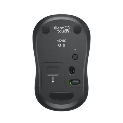 Logitech | Mouse | M240 Silent | Wireless | 4000 dpi | Right and left-handed | Black