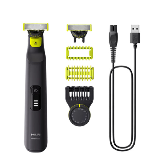 Philips | QP6542/15 | Face and Body Shaver | 90 min | Li-Ion | 14 lengths | Wet & Dry | Black