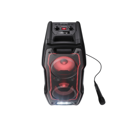 Sharp Party Speaker System with Built-in Battery | PS-931 | 180 W | Waterproof | Bluetooth | Black | Portable | Wireless