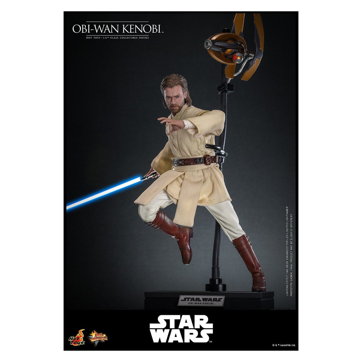 Star Wars: Episode II - Attack of the Clones Action Figure 1/6 Obi-Wan Kenobi 31 cm