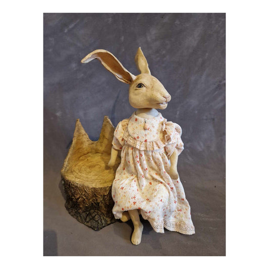 Unique Artistic Doll | Handmade | Easter Bunny