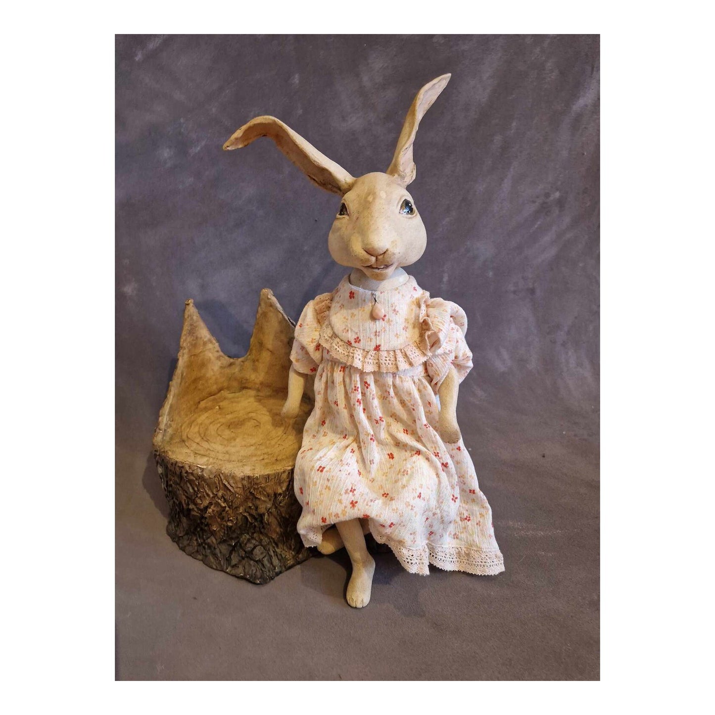 Unique Artistic Doll | Handmade | Easter Bunny