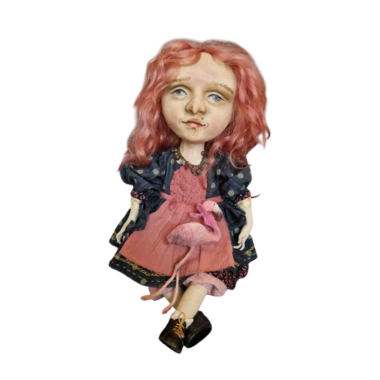 Unique Artistic Doll | Handmade | Little Witch Vasilisa