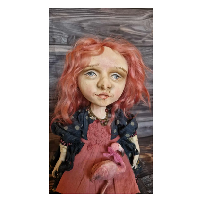 Unique Artistic Doll | Handmade | Little Witch Vasilisa