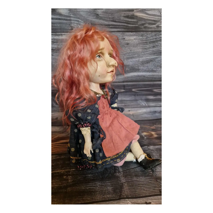 Unique Artistic Doll | Handmade | Little Witch Vasilisa