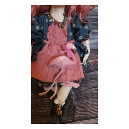 Unique Artistic Doll | Handmade | Little Witch Vasilisa