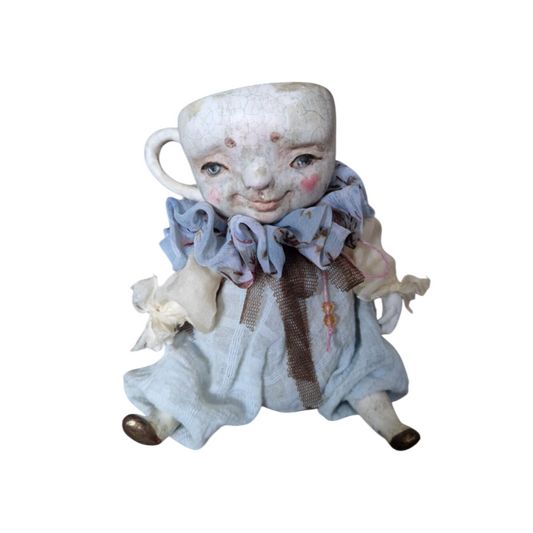 Unique Artistic Doll | Handmade |  Little Teacup |  Wonderland