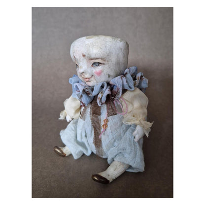 Poupée artistique unique | Faite main | Petite tasse à thé | Pays des merveilles