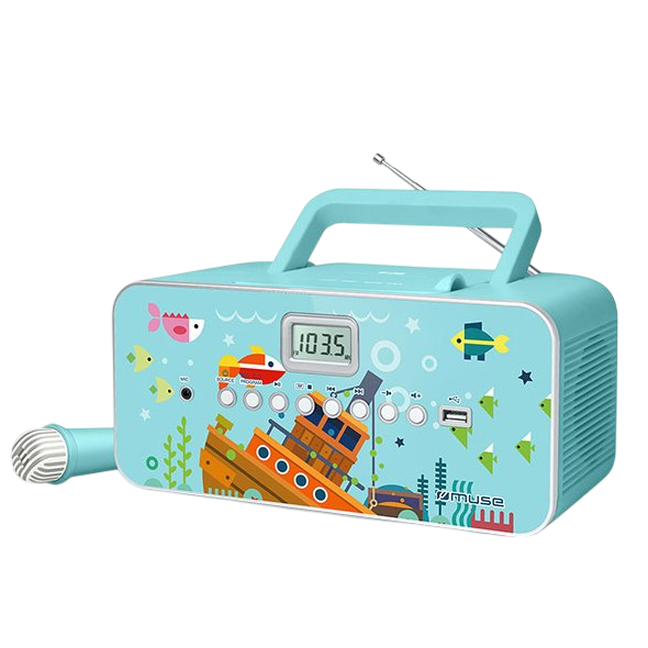 Muse | M-29KB | Portable radio CD/MP3 player with USB | 30 W | Image
