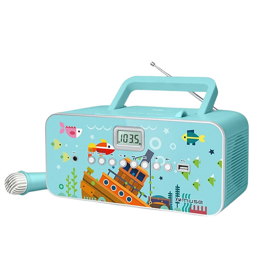 Muse | M-29KB | Portable radio CD/MP3 player with USB | 30 W | Image
