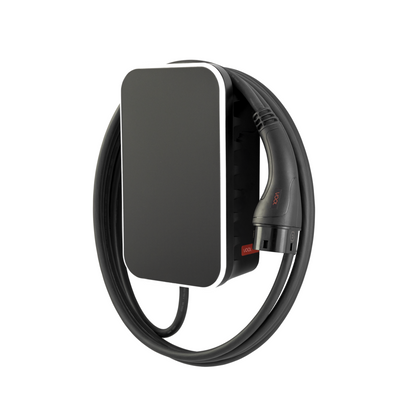 Chargeur VOOL pour véhicules électriques | V22TMABGP | 22 kW | 4G, Wi-Fi (IEEE 802.11 b/g/n), Ethernet 10/100 | Portée : 6,5 m | Noir mat