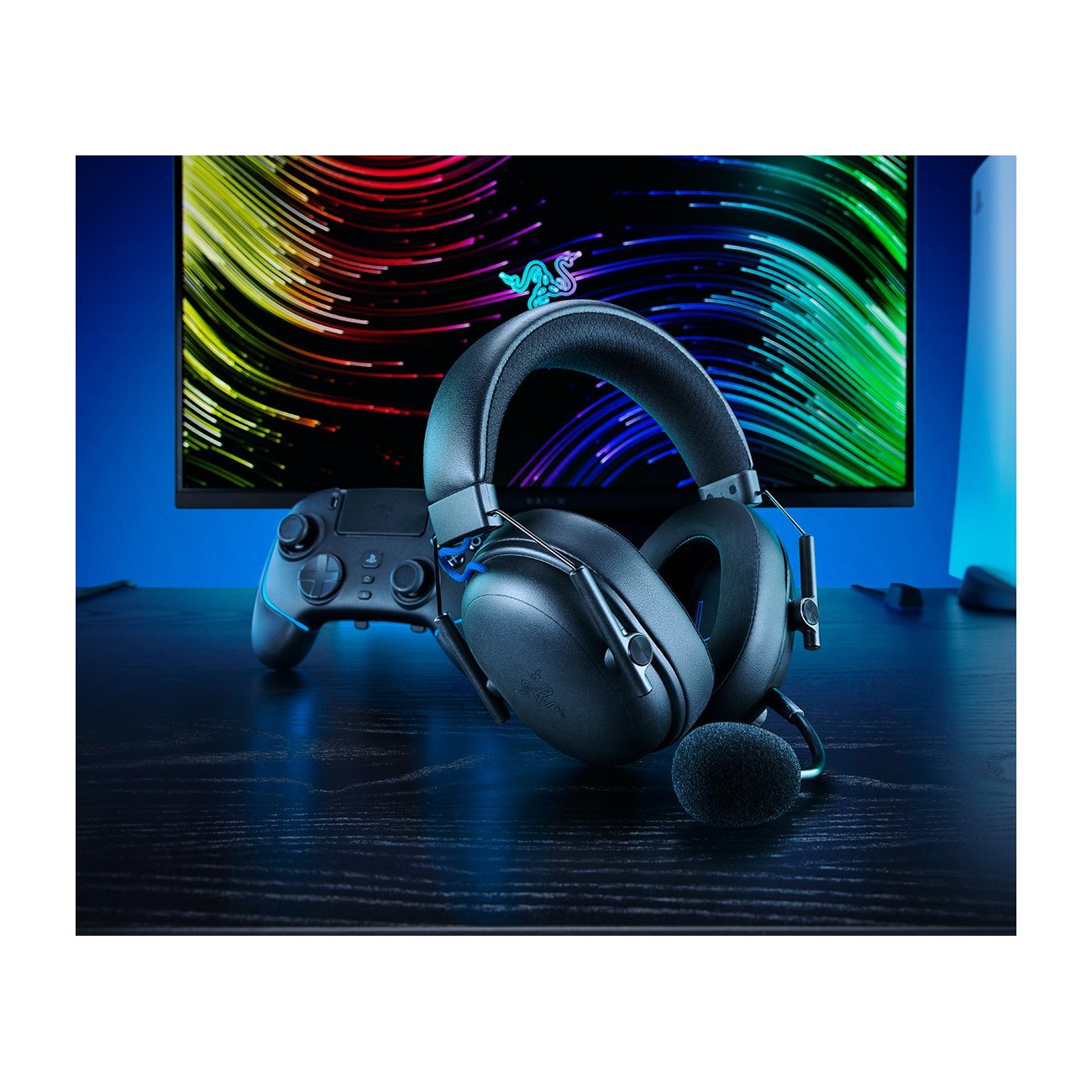 Razer | BlackShark V3 for PlayStation | Bluetooth | Over-Ear | Microphone | Wireless | Black