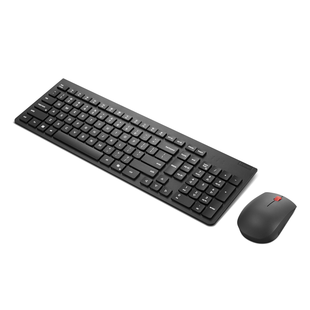 Clavier et souris sans fil Lenovo Essential Gen2 | États-Unis | Noir