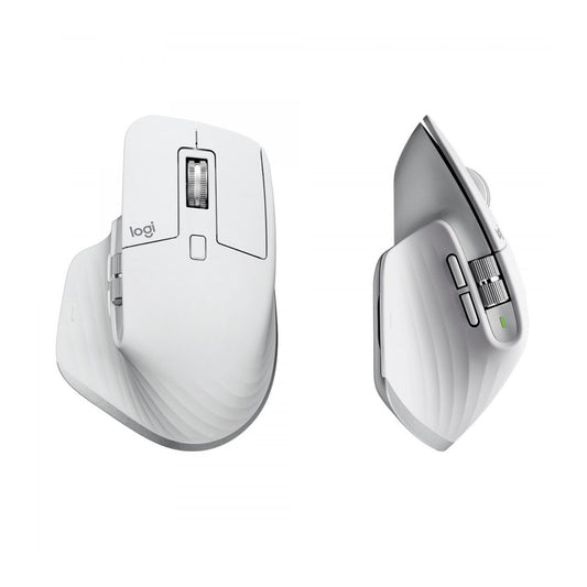 Logitech Mouse | MX MASTER 3S | Wireless | Bluetooth, 2.4GHz | Pale Gray