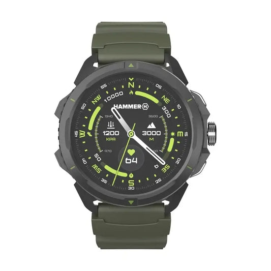 Hammer | Watch 2 | Smartwatch | Wasserabweisend | Schwarz | Grün