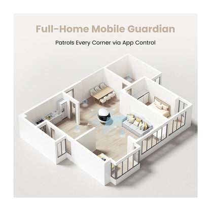 Enabot | Companion Robot | EBO AIR 2 | Compact | Maximum Memory Support 256G